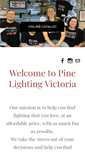 Mobile Screenshot of pinelightingvictoria.com